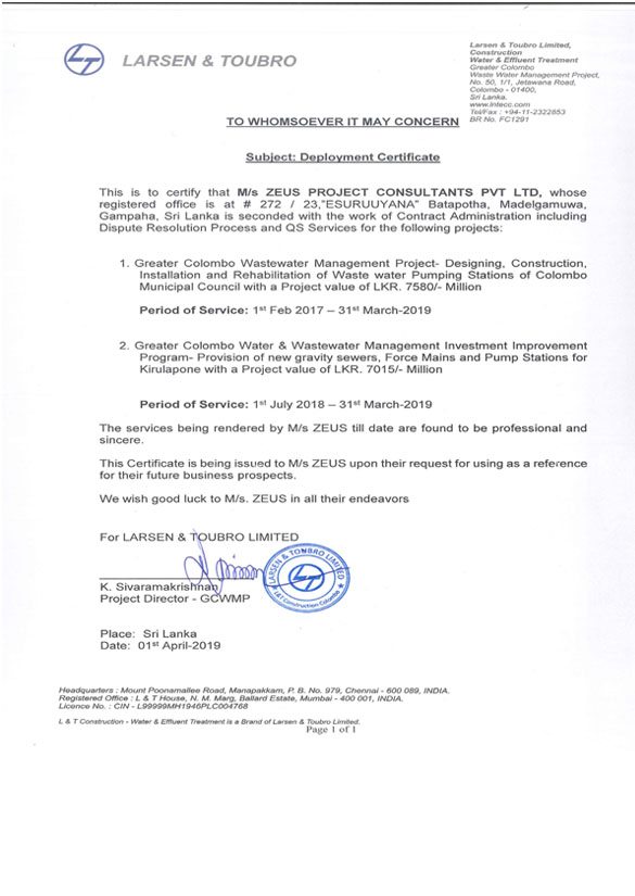 ZEUS Project Consultants Private Limited